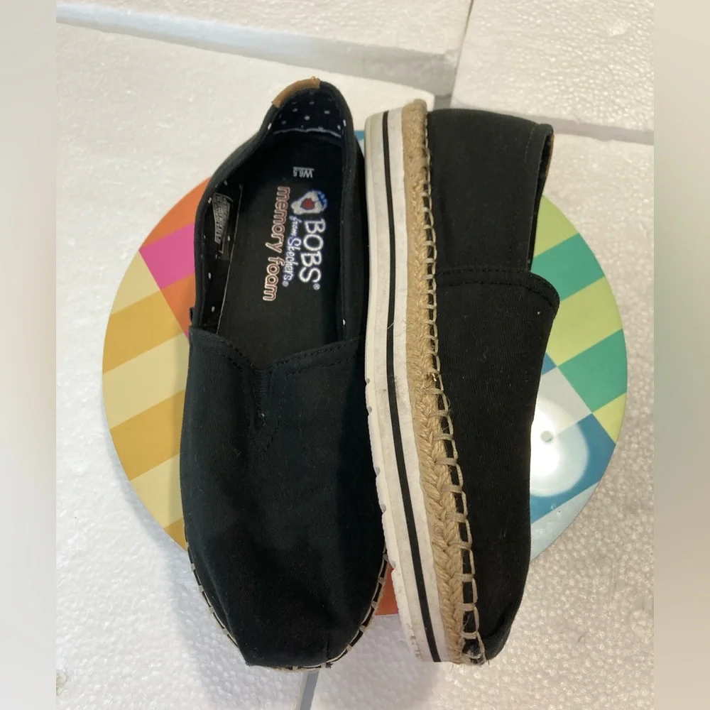 Bob’s Skechers Black Slip-On Shoes for women Sz 6.5 - Picture 12 of 12